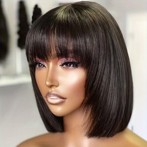 Fringe Lace SDD Bone Straight 10 inch (Black)